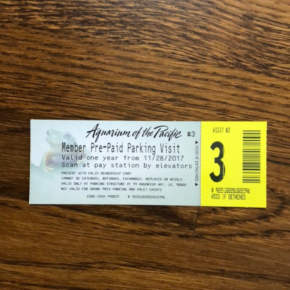 All-Day Parking pass for Aquarium of the Pacific - Picture 1 of 1